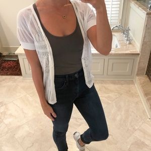 Cotton by Autumn Cashmere, size large, cardigan